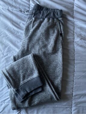 Quiksilver Gray Ribbed Waist Sweatpants